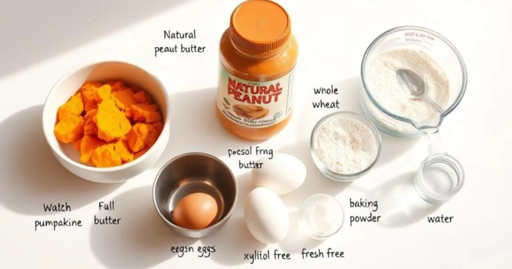 Pumpkin Pupcakes Ingredients Pumpkin Pupcakes
Ingredients